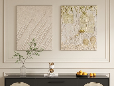 Modern Decorative Painting Hanging Painting 3d model