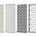 Silent partition screen partition 3d model