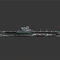 Futuristic Aircraft Carrier Design With Flight Deck And Modern Naval Architecture Structure
