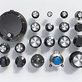 Modern Button Knob Button 3d model