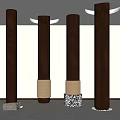 Column modeling column 3d model