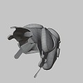 M17 gas mask 3d model