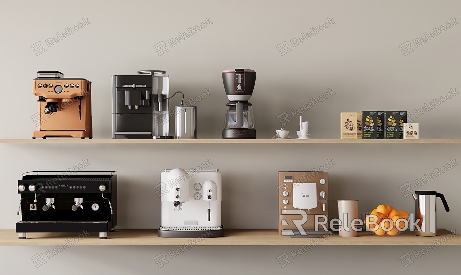 Modern coffee machine water dispenser model