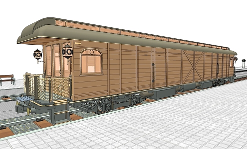 steam train 3d model