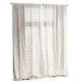 Delicate Lace Curtains With Floral Pattern And Sheer Design For Window Decoration
