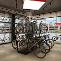 SUNPEED Bicycle Store Showroom With Glass Front Display Windows And Bicycles On