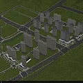 Modern High Rise Residential Building With Architectural Design Surrounded By Greenery And Nearby Buildings