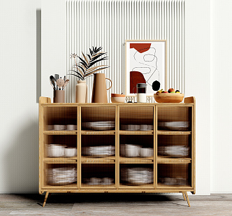 Nordic Sideboard Cabinet Supplies 3d model