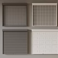 Different Styles of Gray and White Window Blinds for Home Interior