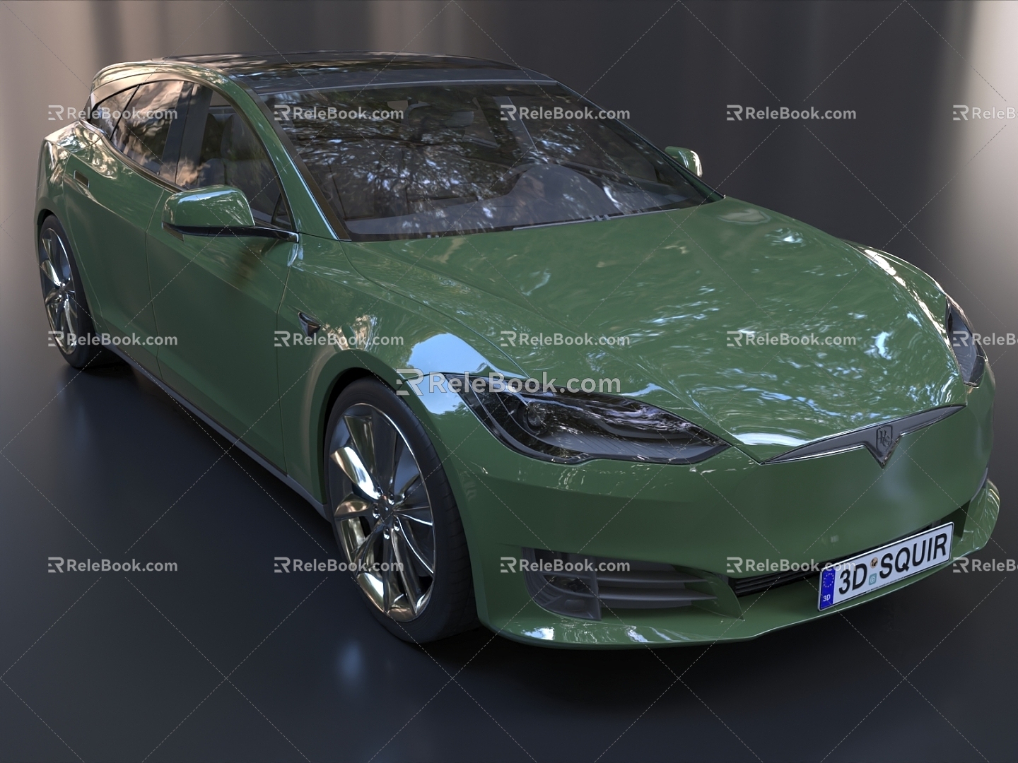 Tesla Car Model S Tesla Car 3d model