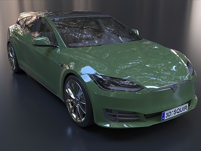 Tesla Car Model S Tesla Car 3d model