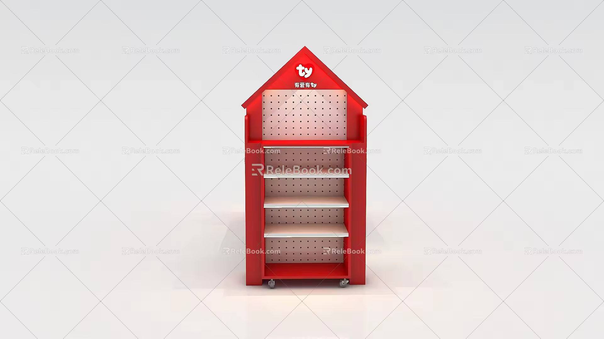 shaped shelf 3d model