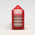 shaped shelf 3d model