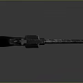 Black Revolver With Detailed Metal Barrel And Handle On Dark Background