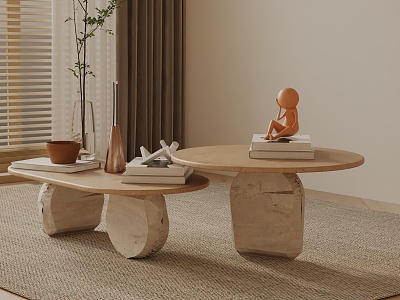 Modern coffee table model