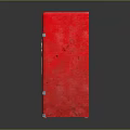 Red Vintage Coca-Cola Vending Machine With Classic Design And Illuminated