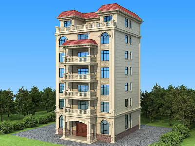 European style 3d model