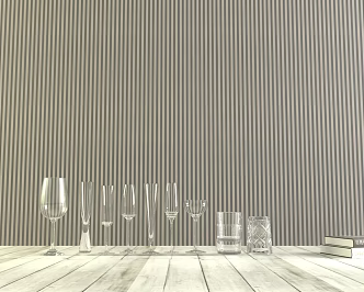 Modern Wine Glass Water Cup 3d model
