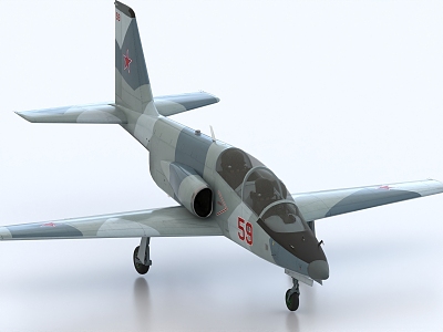 Pilot Training Aircraft Fighter Aircraft 3d model