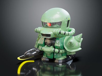 Modern Robot Machine Force Mechanical Force 3d model