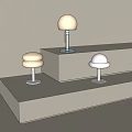 Modern Bauhaus Table Lamp 3d model