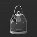 Sleek Modern Kitchen Appliance Electric Kettle With Silver Finish And Ergonomic Handle