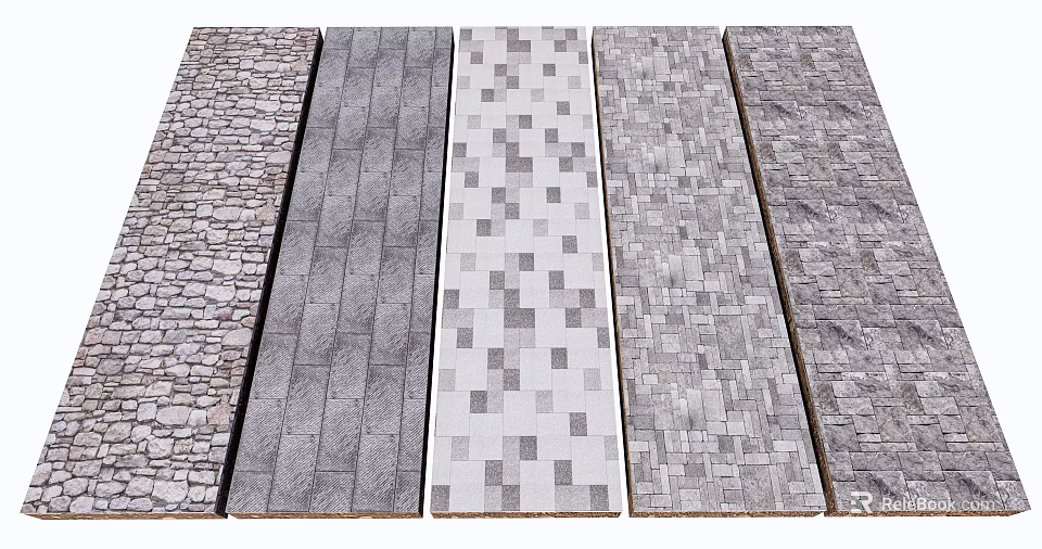 Square Rugs with Various Patterns Textures and Modern Designs for Home Decor 3d model