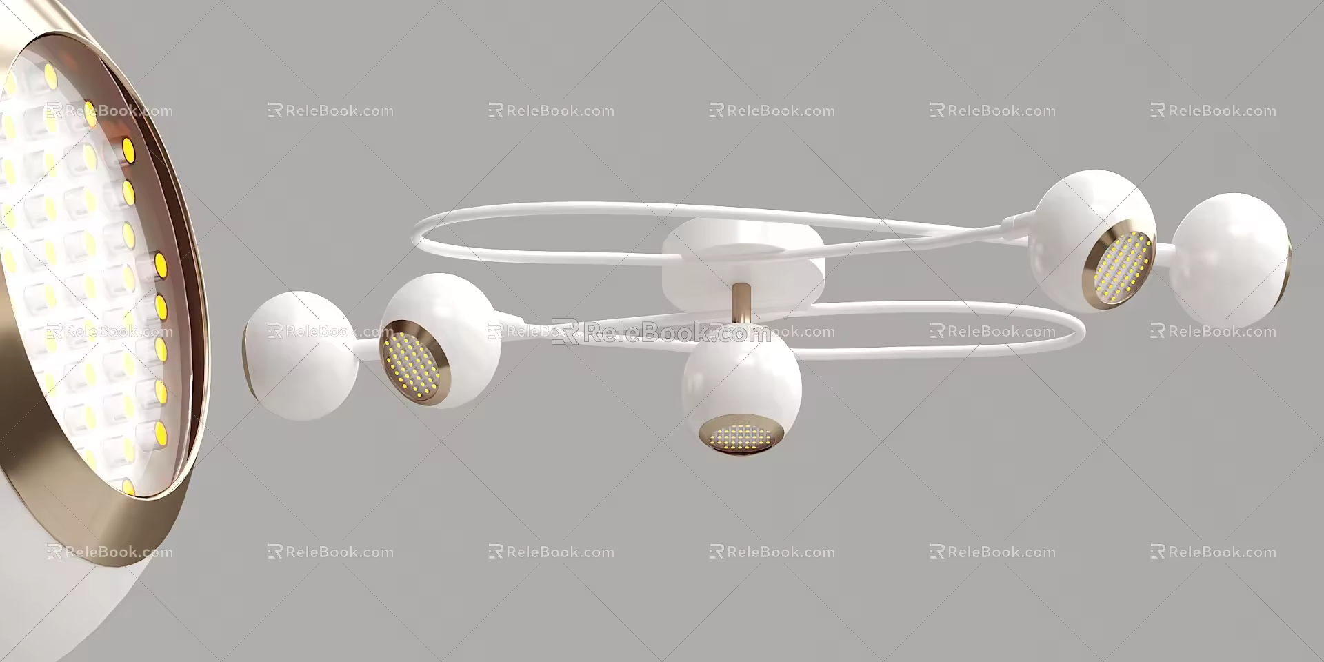 modern ceiling lamp 3d model