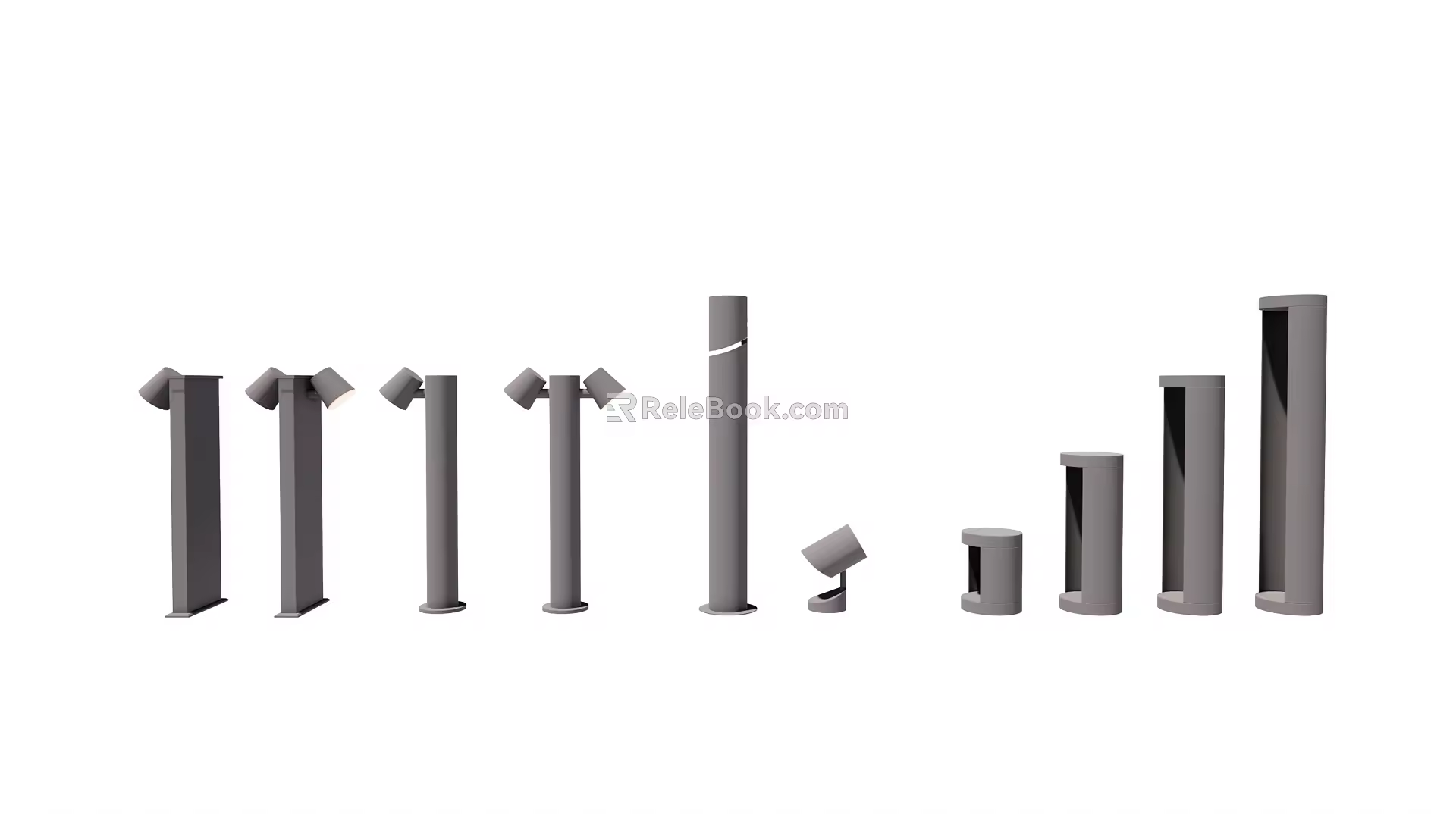 Modern landscape lamp 3d model
