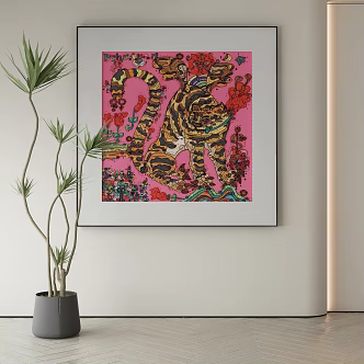 decorative painting 3d model