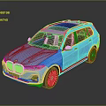 Blue Luxury SUV With Modern Exterior Design Sunroof And Silver Alloy Wheels