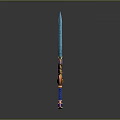 Ancient Sword Game Sword Magic Sword Magic Sword Magic Sword Magic Sword Magic Sword Officer Sword 3d model