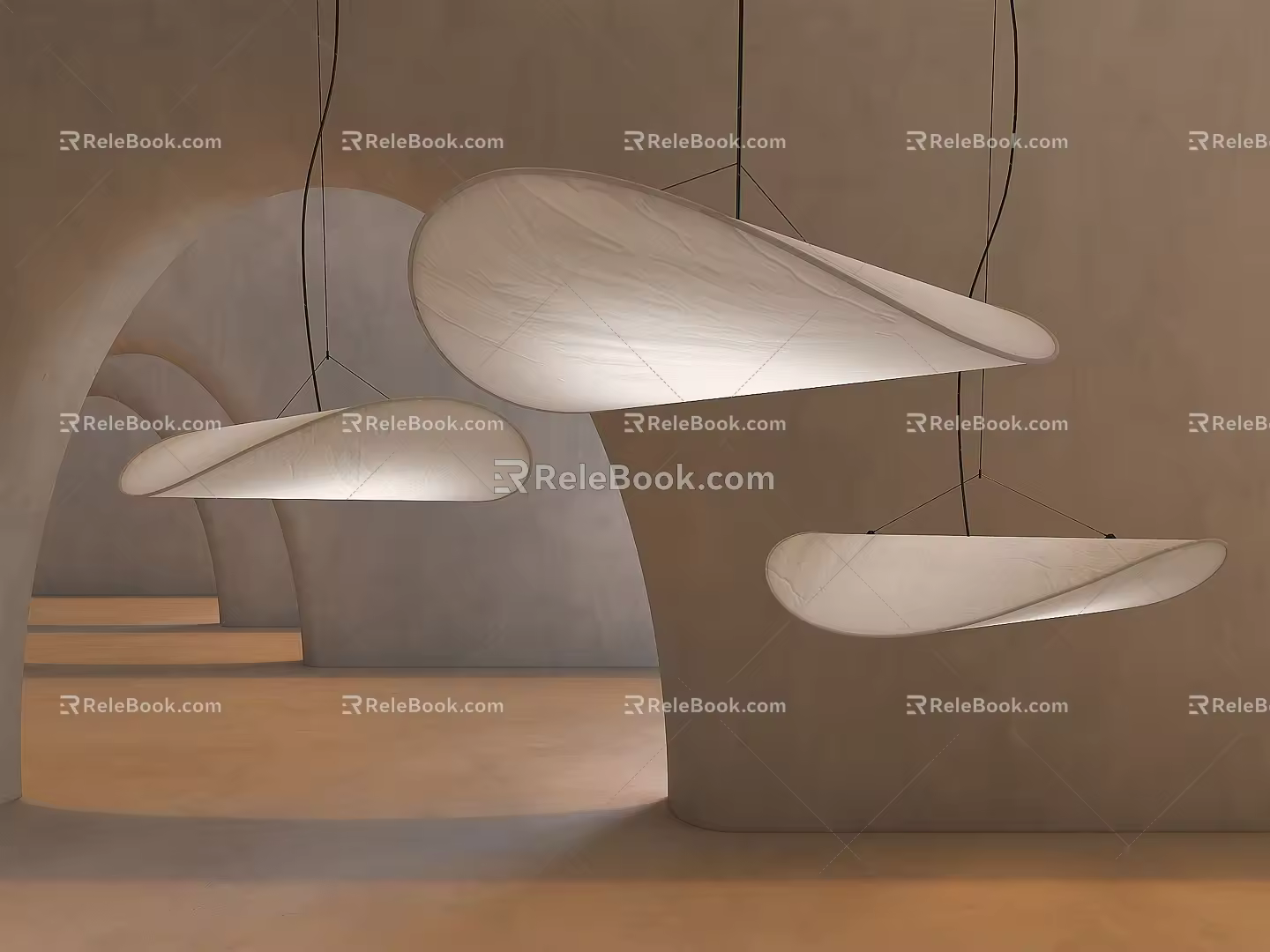 Quiet chandelier 3d model