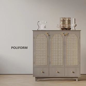Modern Entrance Cabinet 3d model