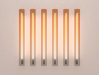Light luxury wall lamp acrylic lamp gradient wall lamp 3d model