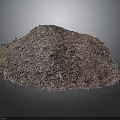 Industrial Equipment Scrap Metal Pile With Metal Shavings And Components