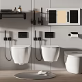 Modern Bathroom Toilets With Wall Mounted And Floor Standing Models And Sleek Accessories