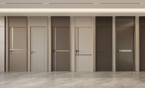 Modern door 3d model