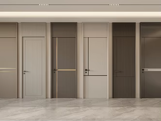 Modern door 3d model