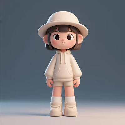 Modern Decorative Ornament Set With Figurines And Small Sculptures For Home Decoration 3d model