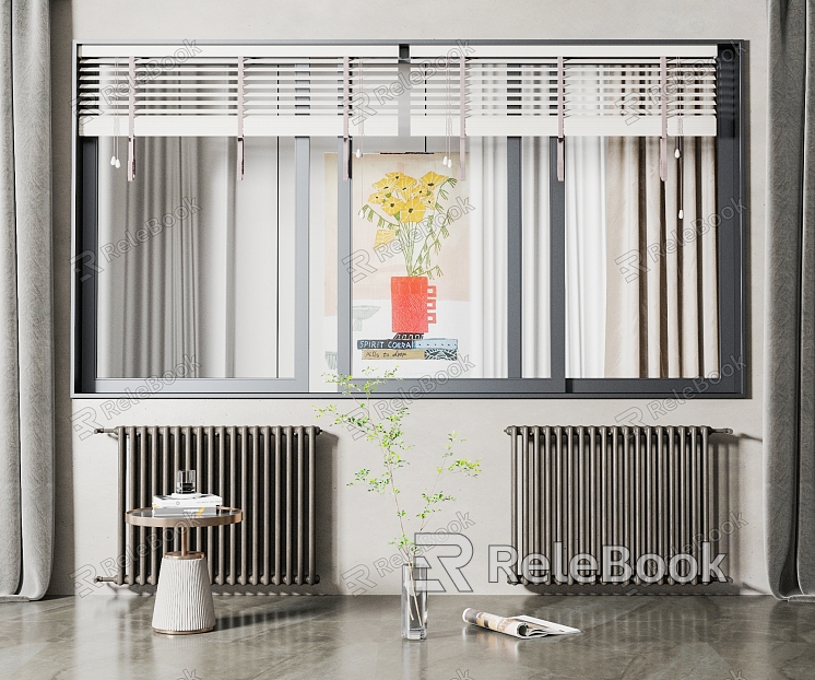 Modern venetian blinds model