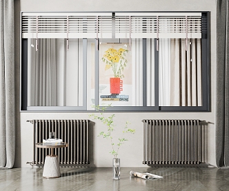 Modern venetian blinds 3d model