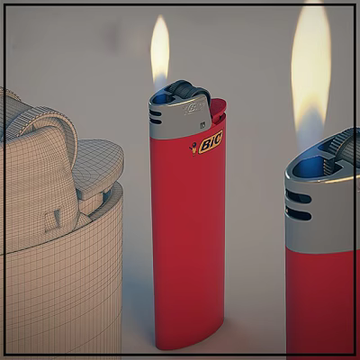 Lighter 3d model Lighter 3d model