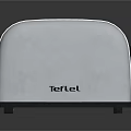 Modern Tefal Silver Stainless Steel Toaster Sleek Kitchen Appliance Design