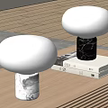 Modern table lamp 3d model