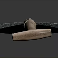 Sturdy Agricultural Equipment Shovel With Wooden Handle And Metal Blade For Farming