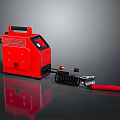 Red Tank Shaped Welding Equipment With Coil And Handle