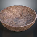 Beautiful Woven Bowl As Functional Household Item For Daily Life And Home Decor