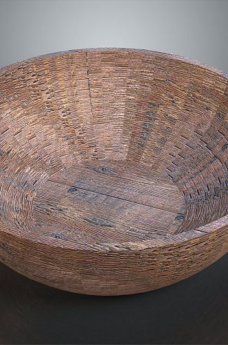 Bowl Wooden Bowl Wooden Bowl Wooden Bowl Container 3d model