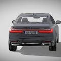 Luxury Dark Blue BMW Sedan With UK Plate And Stylish Front Grille Design